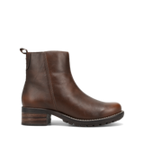 Uptown Leather Boot - Dark Brown