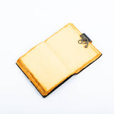 Vintage Leather Journal Notebook with Tree Print