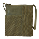Milo Bologna Hand Bag - Olive