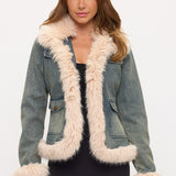 Glacier Denim Fusion Coat