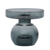 Candle Holder Both Sides Recycled Glass