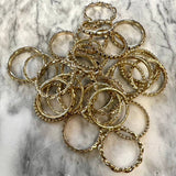 Brass Stack Rings