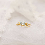 Sterling Silver Sky Blue Topaz Ring