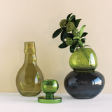 Candle Holder Both Sides Recycled Glass