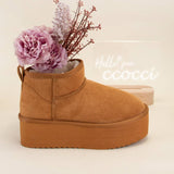 Benji Mini Ankle Platform Fur Lined Boot