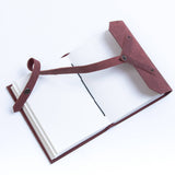 Leather journal diary with Unruled/Ruled page Travel journal