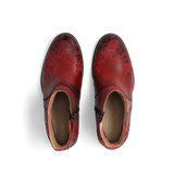 Privilege Leather Boot - Red