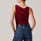 Voncile Bodysuit - Burgundy