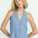 Saweet Talker Denim Dress - Chambray