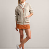 Birdie Oversized Cardigan - Dark Sand