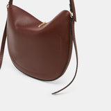 Burano Leather Crossbody Bag - Brown