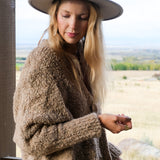 Monmarte Button Cardigan - Caramel