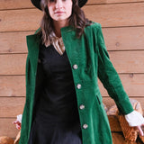 For the Re-Cord Midi Coat - Evergreen