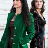For the Re-Cord Midi Coat - Evergreen