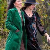 For the Re-Cord Midi Coat - Evergreen
