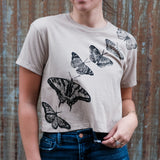 Wild Joy Boxy Crop T-Shirt - Delicate Wings