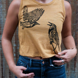 Wild Joy Crop Tank - Meadowlark