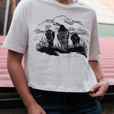 Wild Joy Boxy Crop T-Shirt - Bison