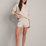 DreamGlow Shorts - Beige Stone