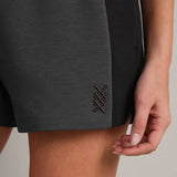 DreamGlow Colorblock Shorts - Pure Black - Heather