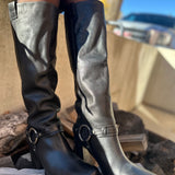 Heidi Harness Tall Boot - Black