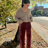 Monmarte Button Cardigan - Caramel