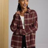 Shiloh Unisex Flannel Shirt - Fudge