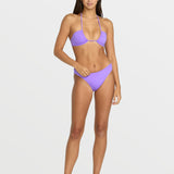 Simply Seamless Halter Bando Swim Top - Purple