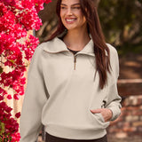DreamGlow Half Zip Sweatshirt