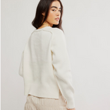Spring Street Pullover -  Optic White