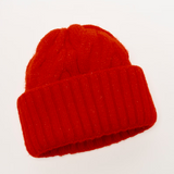 Coast Line Beanie - Bright Red