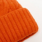 Coast Line Beanie -Electric Orange