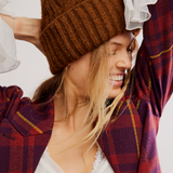 Coast Line Beanie -Coffee
