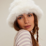 Ice Queen Bucket Hat -Ivory