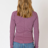 Long Sleeve Thermal Tee - Blueberry Sorbet
