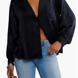 Midnight Muse Sleep Shirt - Black