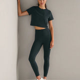Serene Cropped Tee - Wild Forest