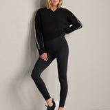 Westside V-Neck Sweater - Black