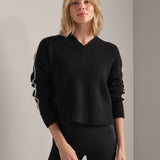 Westside V-Neck Sweater - Black