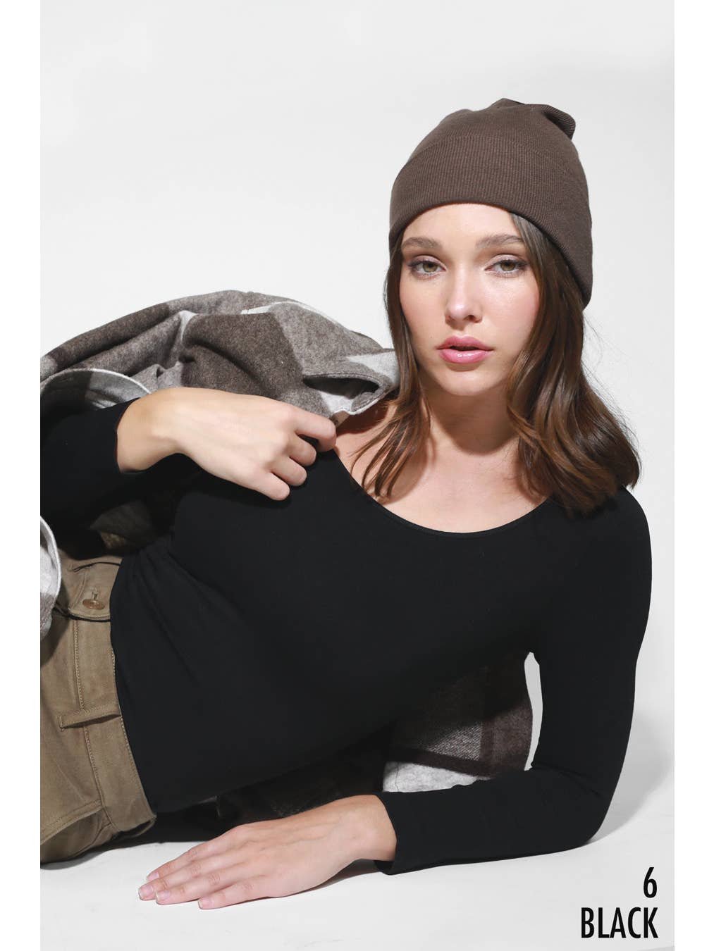 3/4 Sleeve Scoop Neck Top