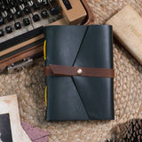 Leather journal diary with Unruled/Ruled page Travel journal