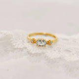 Sterling Silver Sky Blue Topaz Ring