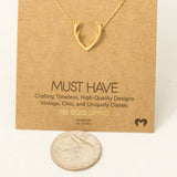 Delicate Antler Pendant Necklace