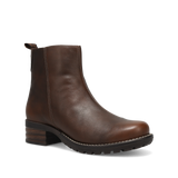 Uptown Leather Boot - Dark Brown