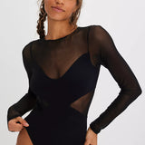 All An Illusion Bodysuit - Black