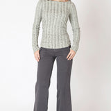 Long Sleeve Ribbed Sweater
