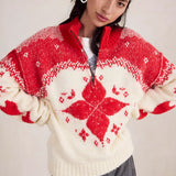 Mythical Knit Sweater - Vanilla Scarlet