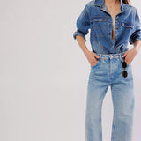 Deep Trance Dropped Boyfriend Jeans
