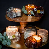 Rose Vanilla 8oz Petite Shimmer Candle