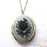 Rose Locket Necklace